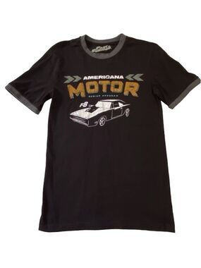 FAST and Furious Original Car T-Shirt - Unisex - Black - Small